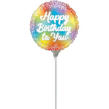 Foil Balloon - Mini - "Happy Birthday to You" - 23 cm